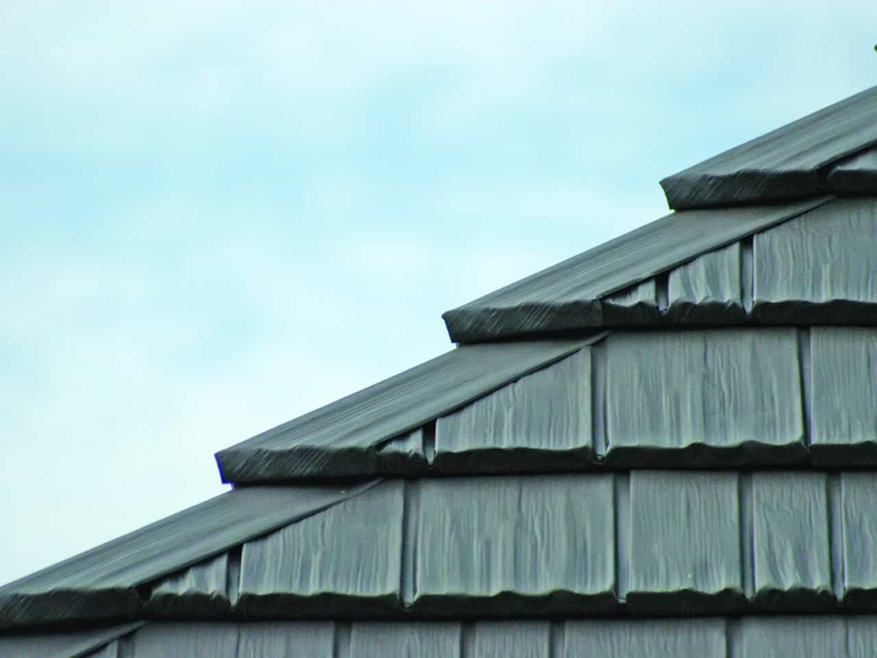 Rustic Aluminum Shingle Roofing 23