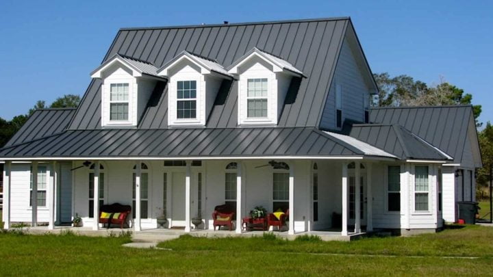 Tomball Tx Metal Roof Over Shingles, Metal Roof Farmhouse